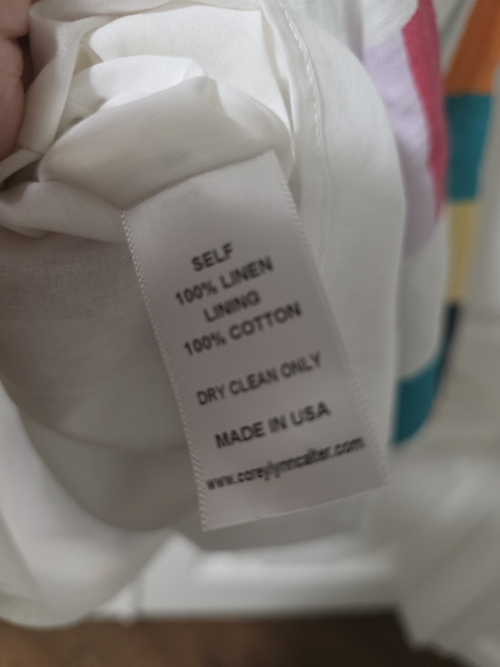 Multicolor Check Linen - Picture 9 of 9
